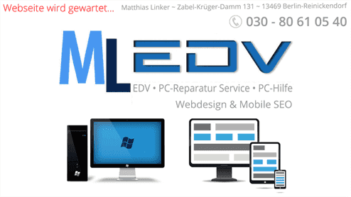 EDV PC Reparatur Service, PC-Hilfe, Webdesign & Mobile-SEO